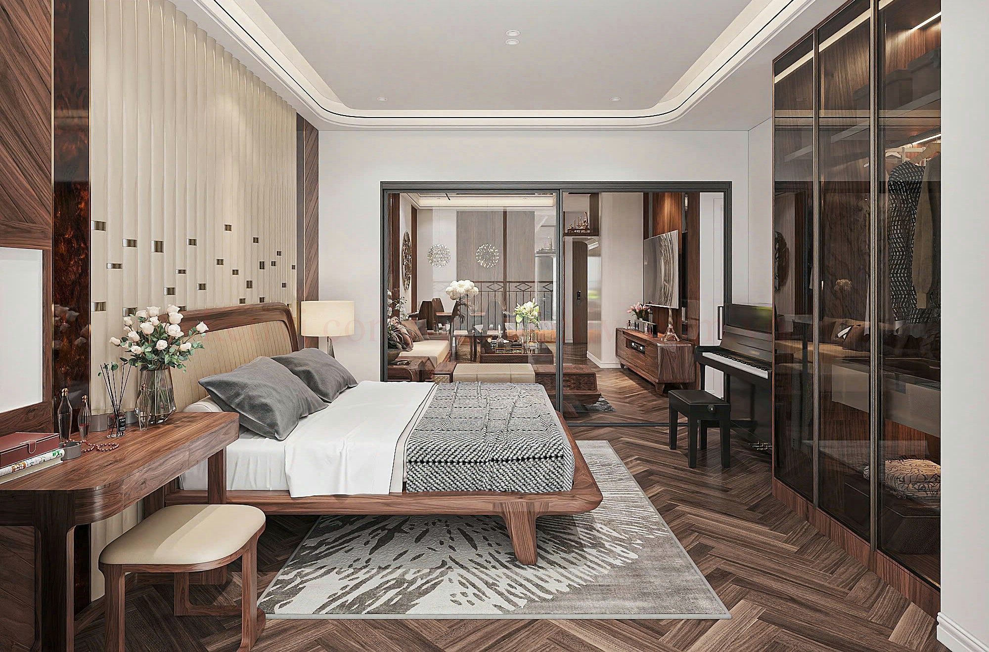 Nội thất phòng ngủ hiện đại