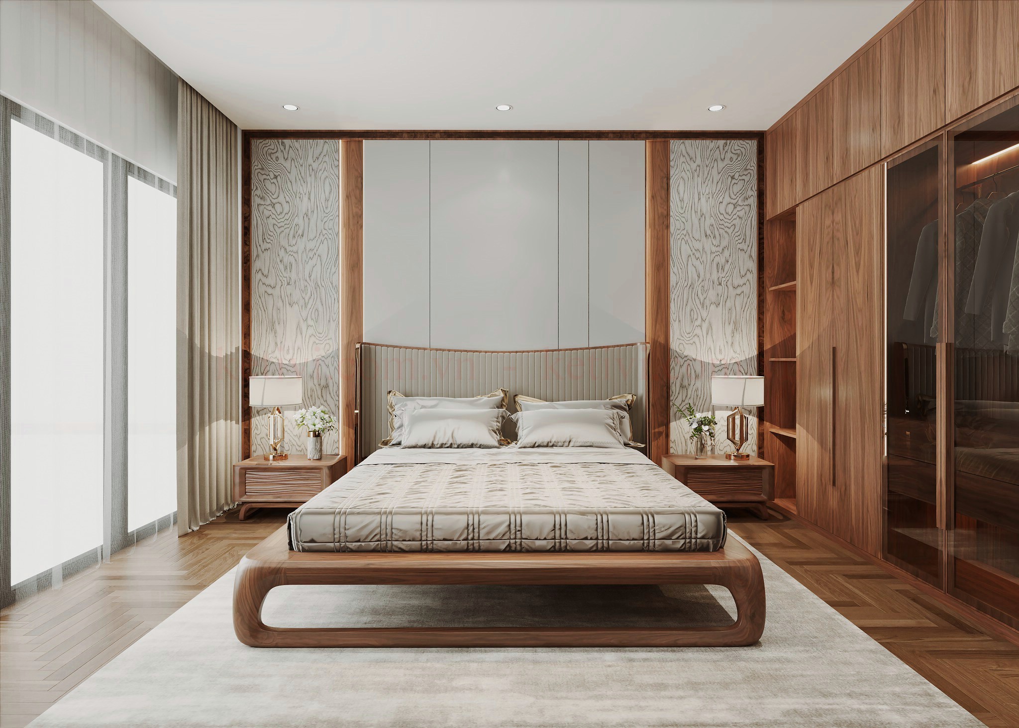 Phòng ngủ phong cách hiện đại